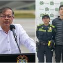 Presidente Gustavo Petro y alias Papelito