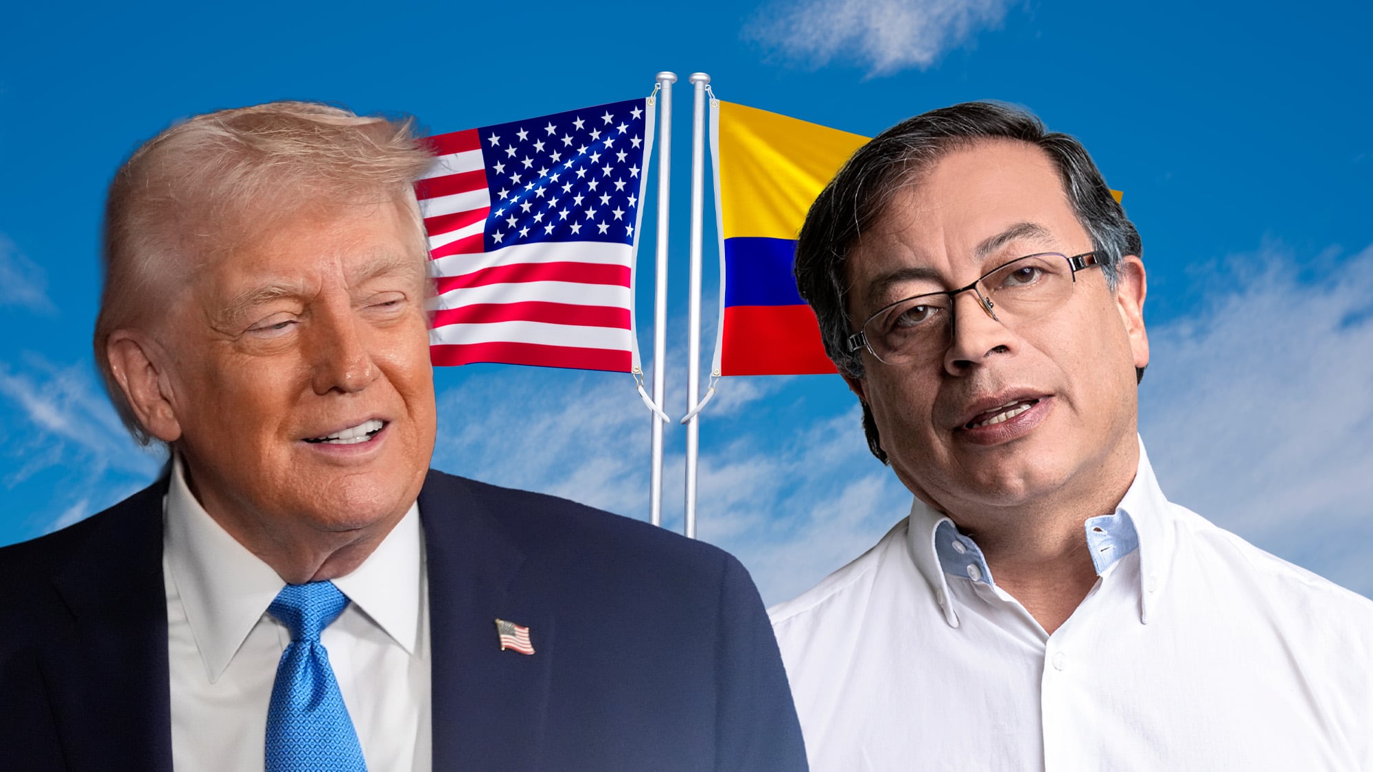 Presidente Donald Trump, Presidente Gustavo Petro.