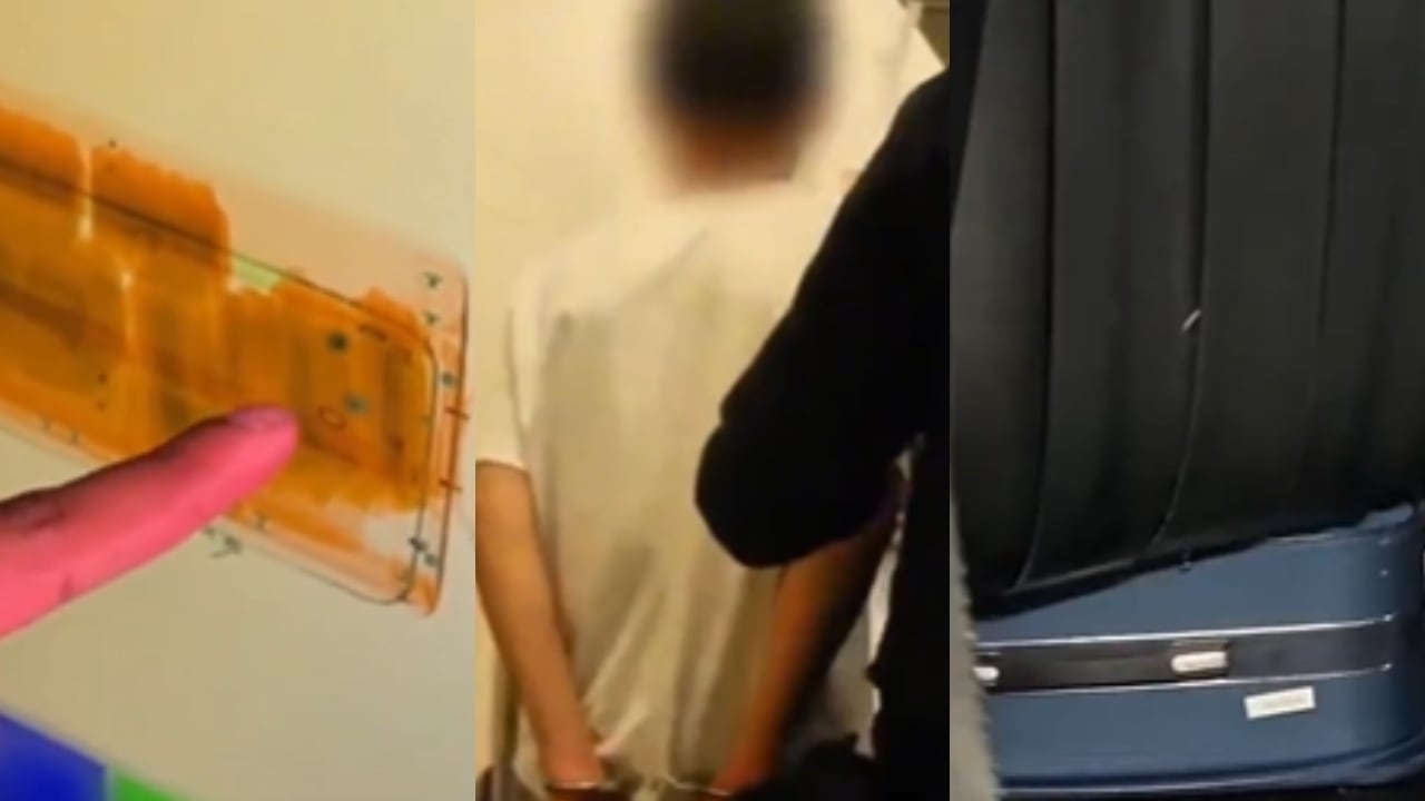 El cargamento de droga hallado en El Dorado.