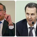 El presidente de Colombia, Gustavo Petro, y el derrocado presidente de Siria, Bashar al Asad.