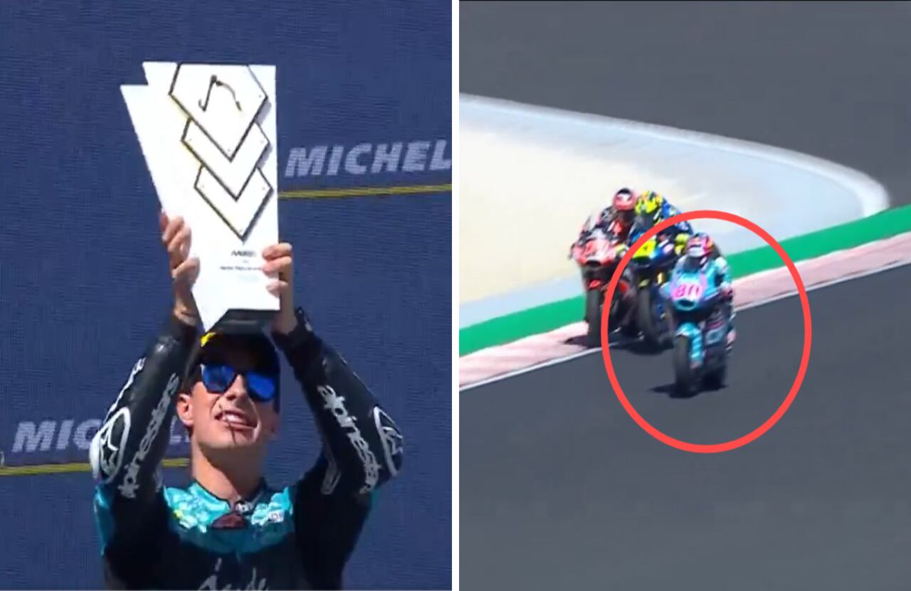 David Alonso ganó el GP de Hungría en Moto2.