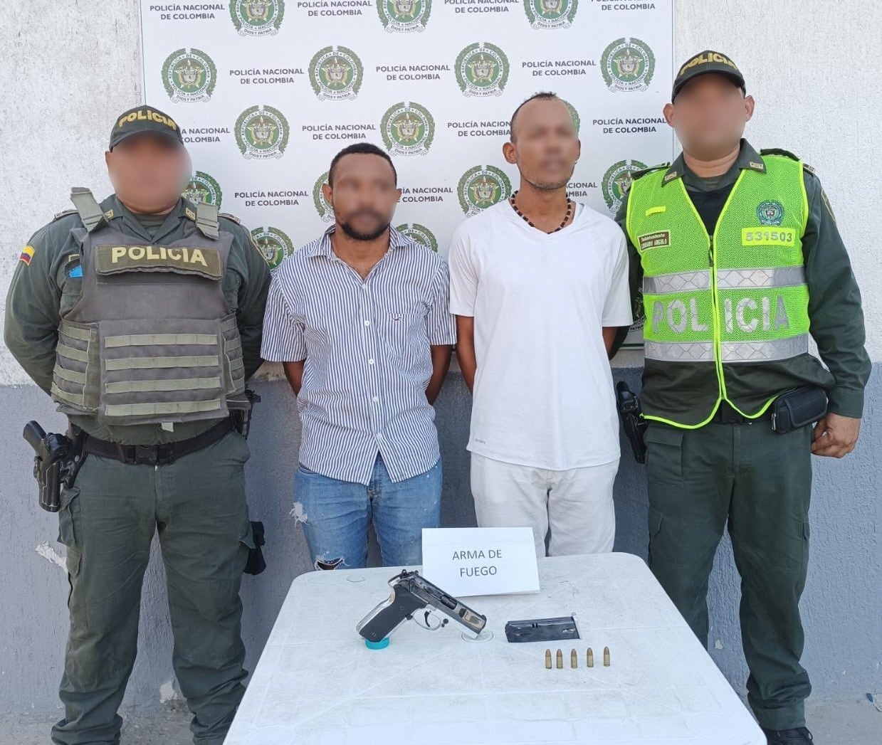 Uno de los capturados es un temido sicario