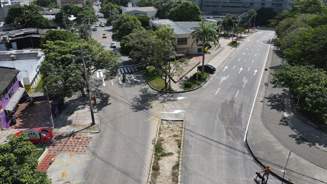 Cambios viales en Barranquilla.
