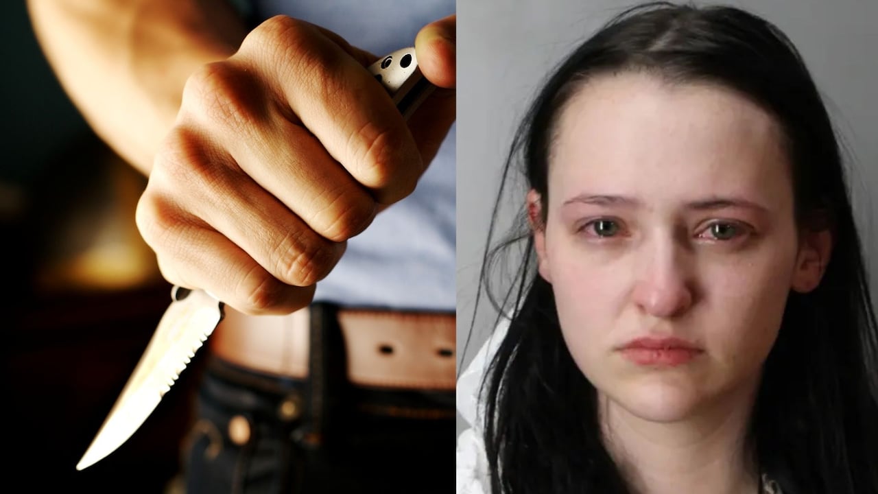 Ella es Kristen Sculley, la mujer acusada de asesinar a puñaladas a un hombre en Massapequa, Long Island.