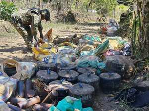 Tres toneladas de explosivos ubicadas en Nariño.