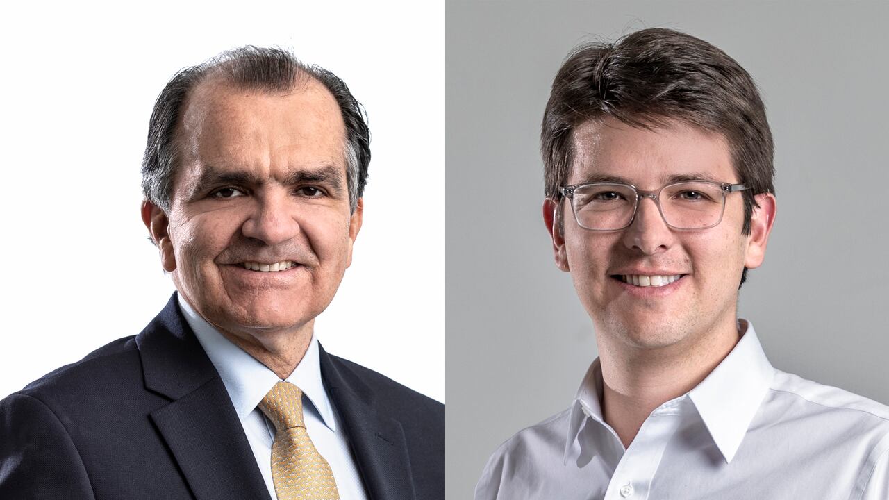 Óscar Iván Zuluaga y Miguel Uribe