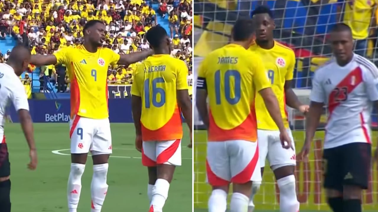 James Rodríguez puso los puntos como capitán en pleno partido frente a Perú