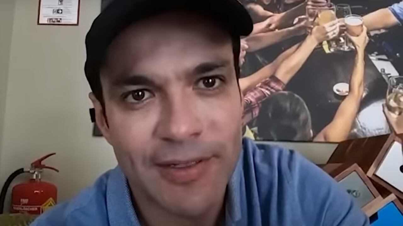 El presentador contó de su aventura en Europa.