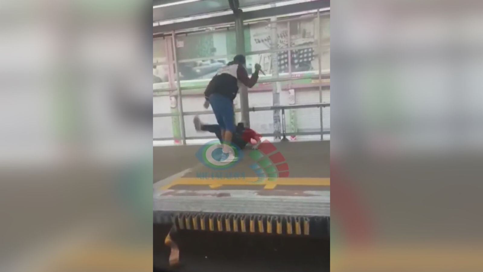 Con tremendo cuchillo atacaron a pasajero que no se dejó robar.