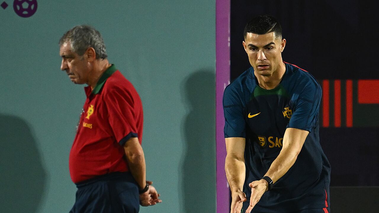Fernando Santos, técnico de Cristiano Ronaldo en Portugal.
