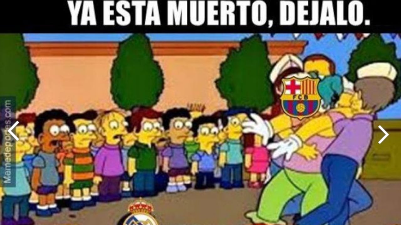 Los memes que dejó la derrota del Real Madrid contra el Barcelona