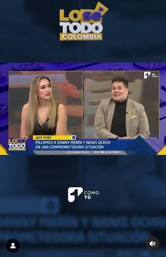 La presentadora se enfureció por lo sucedido en el programa