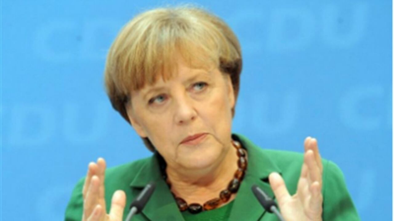 Angela Merkel, canciller alemana.