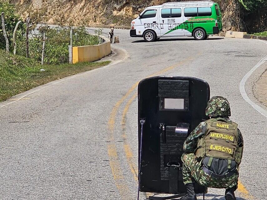 Foto referencial de la vía Ocaña, en Norte de Santander.