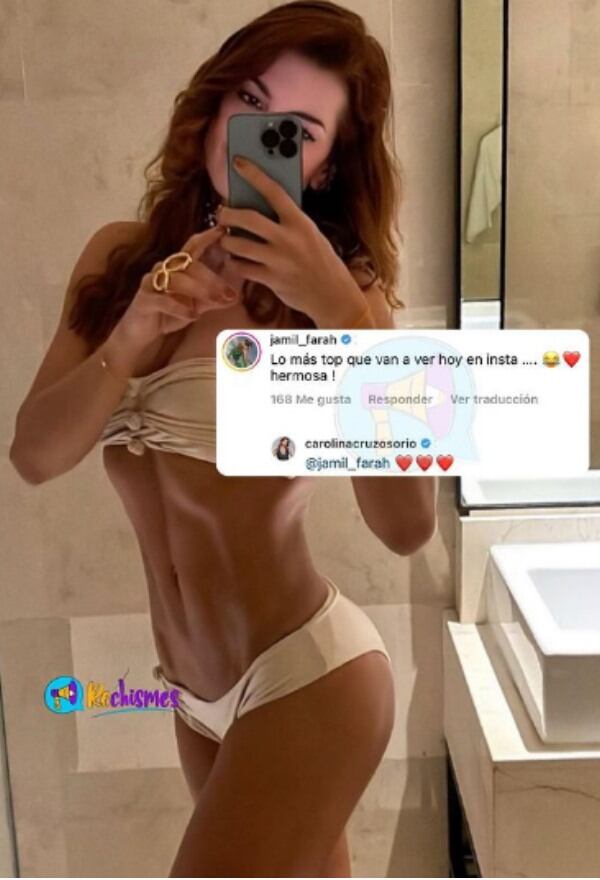 Jamil Farah piropeó a su pareja sentimental.