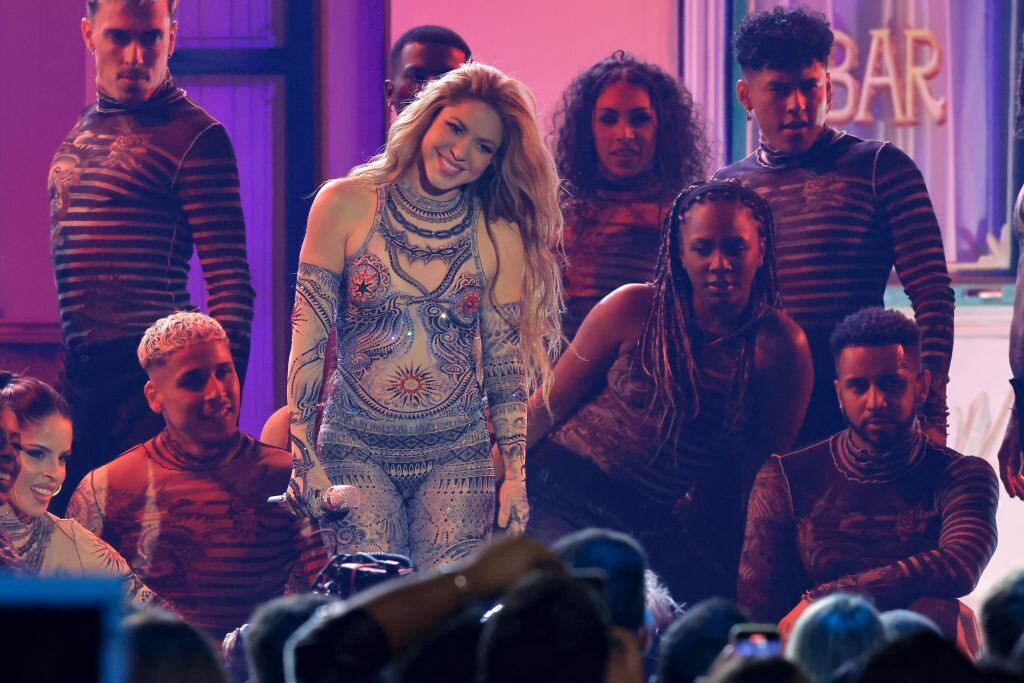Shakira y Bizarrap se presentaron en los Latin Grammy (Photo by Kevin Winter/Getty Images for Latin Recording Academy)