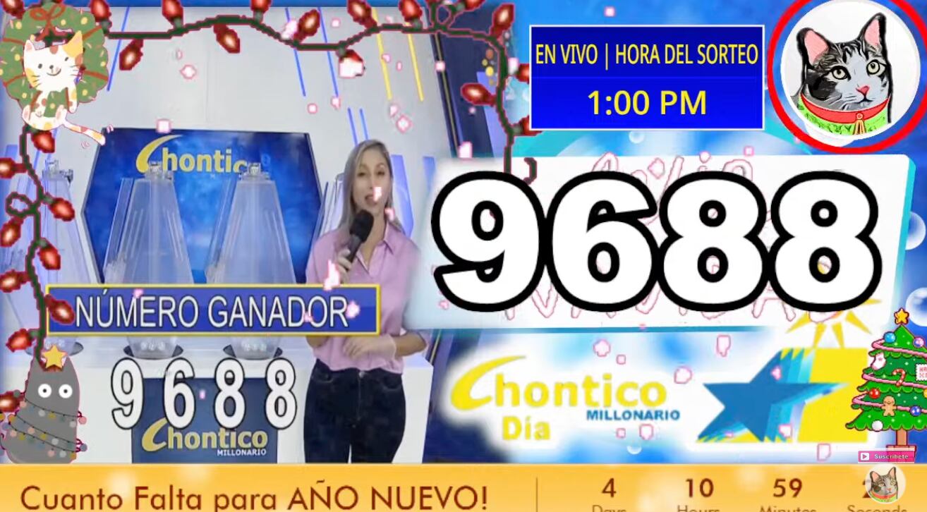 Resultado lotería Chontico del 27 de diciembre del 2024