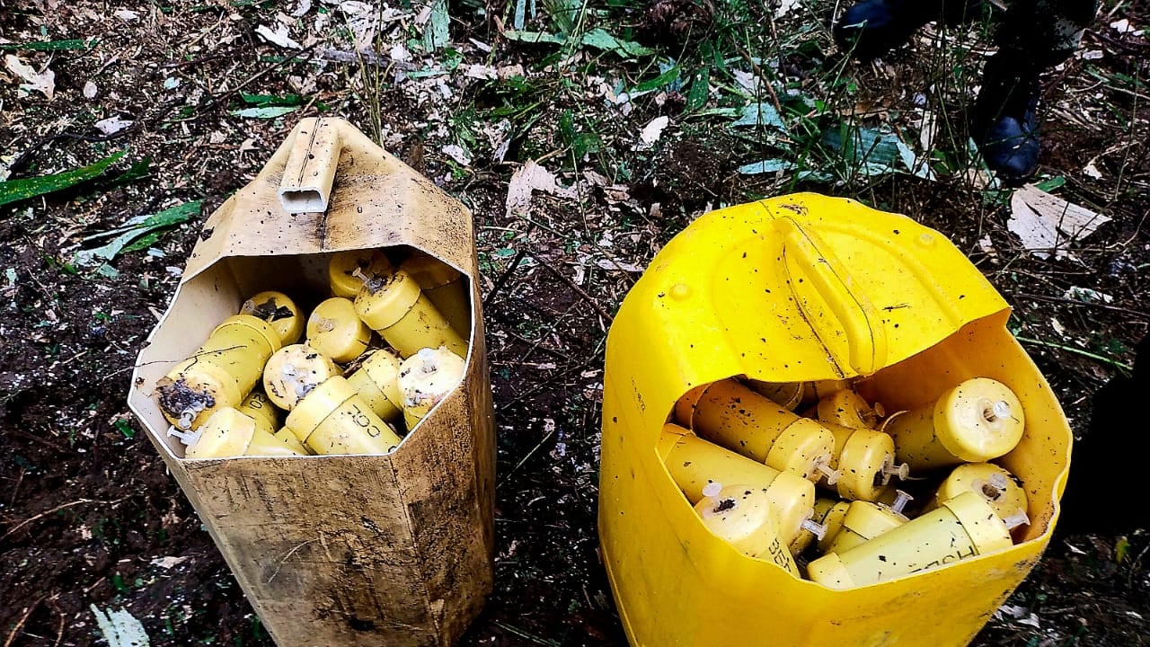 Según las Fuerzas Militares las disidencias de las Farc pretendían atacarlos con estas minas antipersona en Nariño.