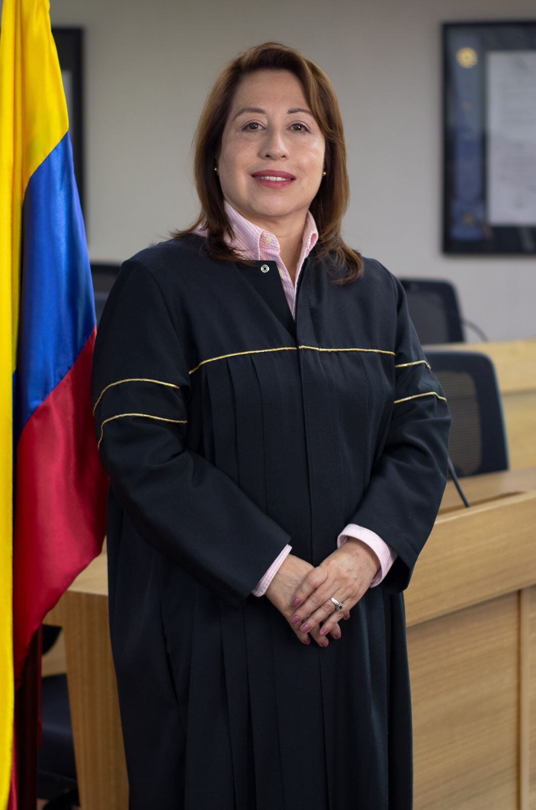 Carmen Amparo Ponce,  presidenta del Tribunal Administrativo de Cundinamarca.