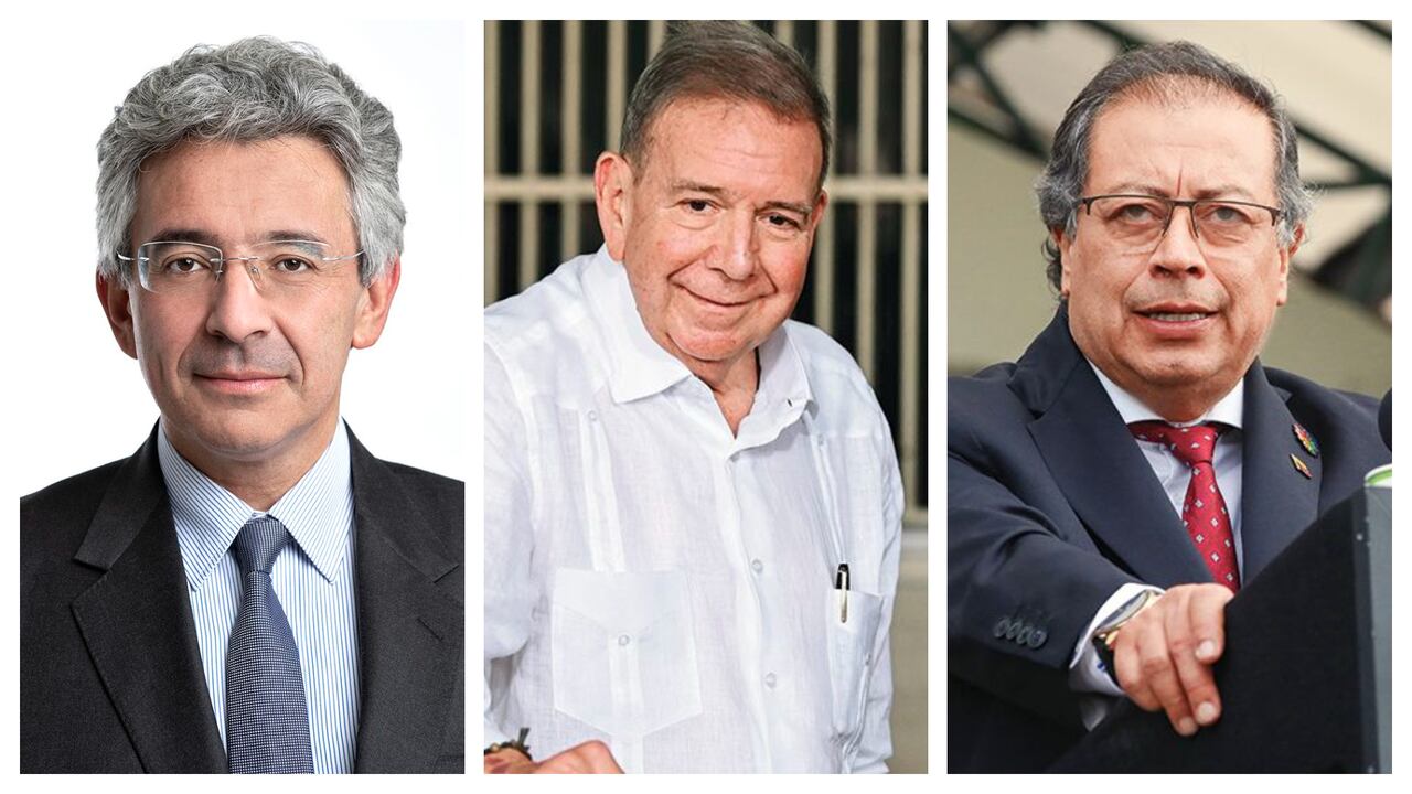 Enrique Gómez, Edmundo González y Gustavo Petro.