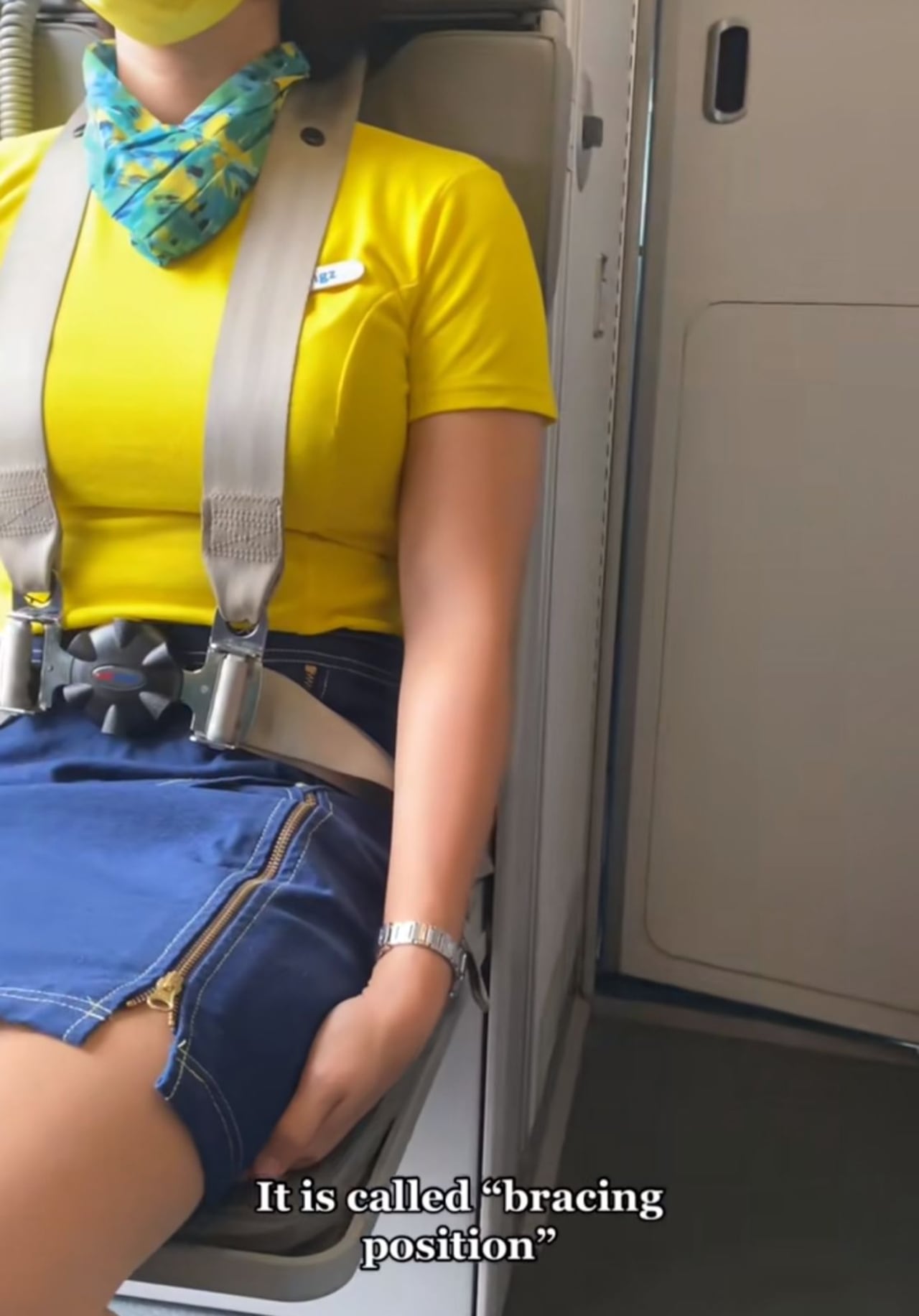 La razón hace parte de un protocolo de seguridad de la aeronave