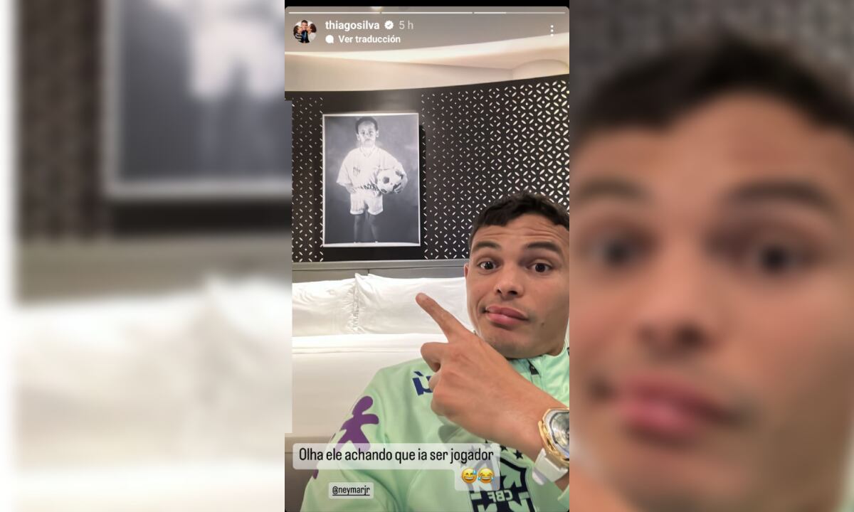 Thiago Silva, Brasil. Qatar 2022. Foto: Captura pantalla Instagram Thiago Silva.