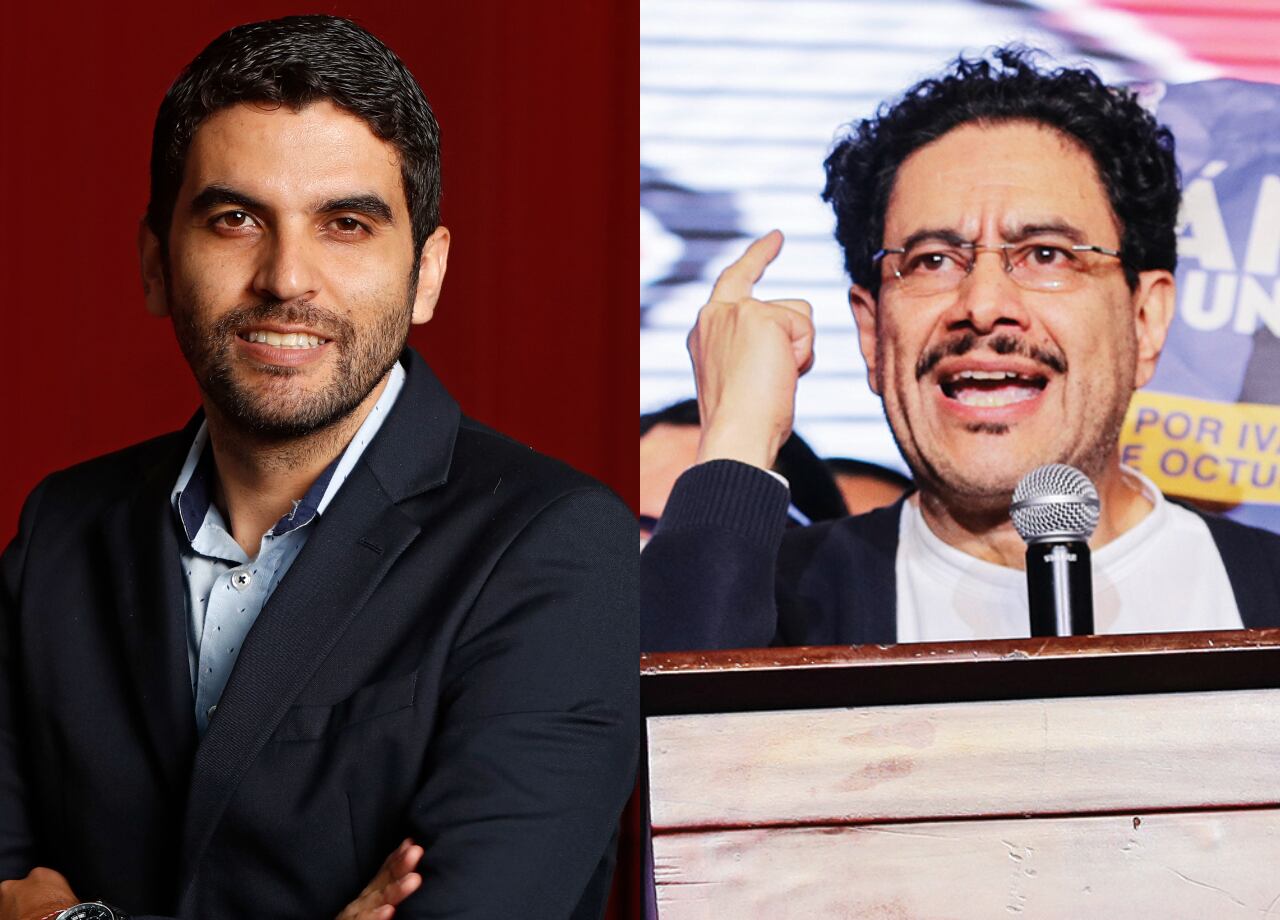 Hernán Cadavid e Iván Cepeda.