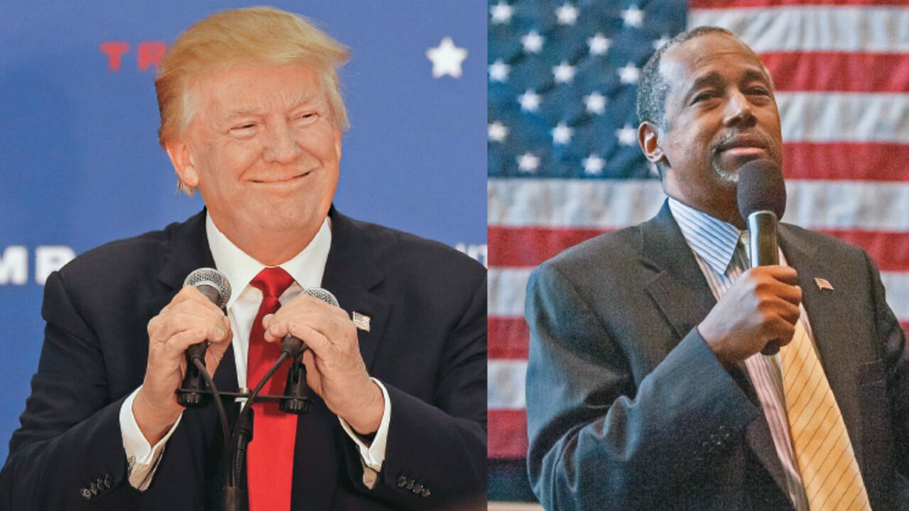 Donald Trump, el ascenso del magnate en las encuestas se explica por sus ataques racistas.
Ben Carson, ha dicho que los judíos construyeron las pirámides para almacenar granos.