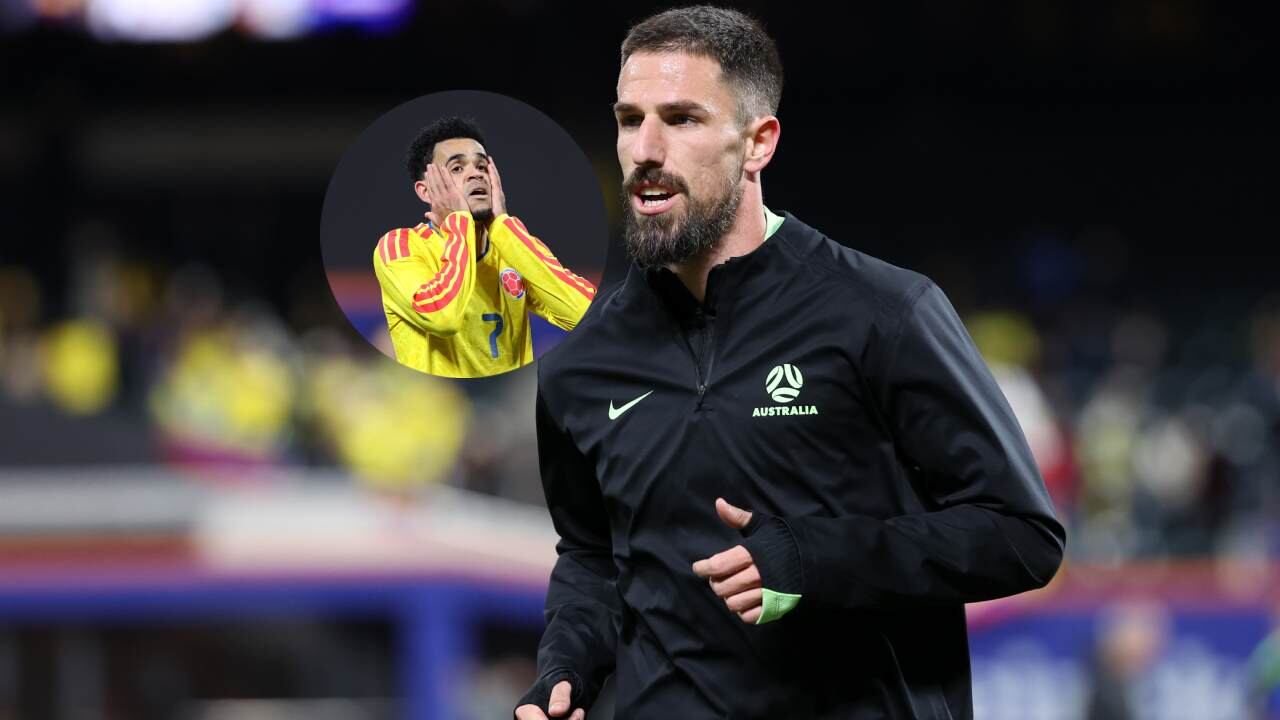 Milos Degenek antes del partido contra Colombia.