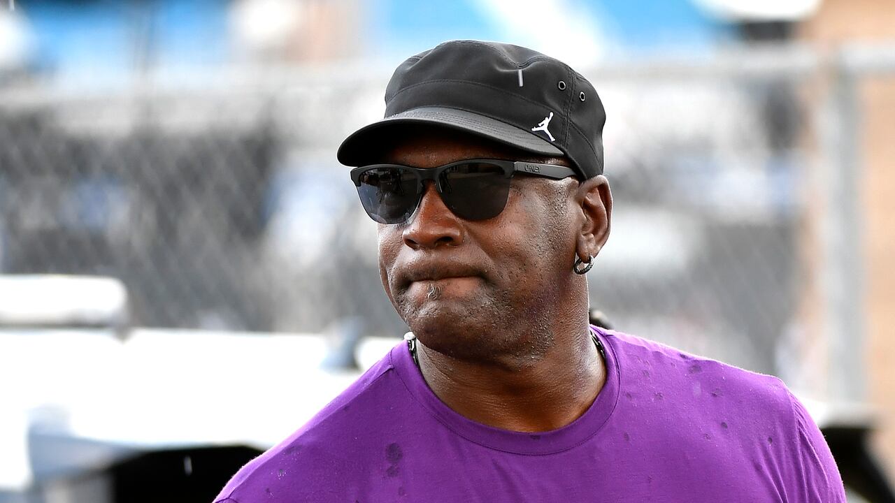Michael Jordan, propietario de los Charlotte Hornets.