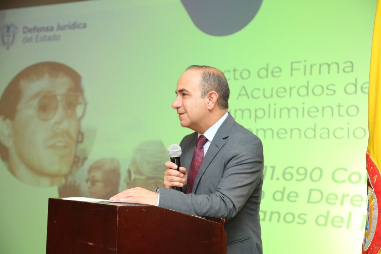 Jhon Camargo, director encargado de la ANDJE