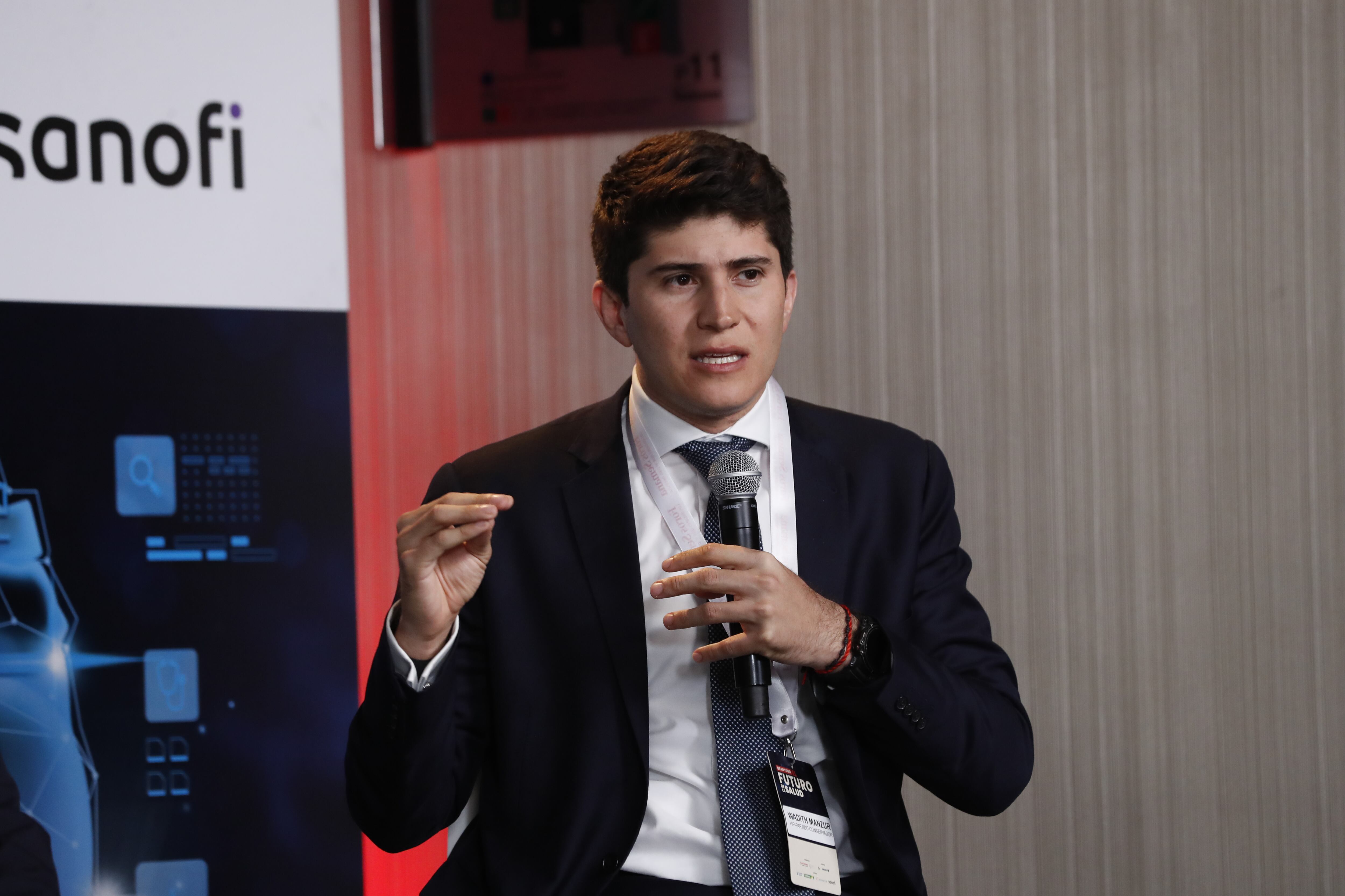 Wadith Manzur, representante del Partido Conservador