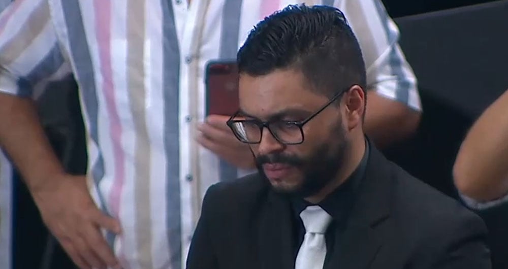 El adiós a Darío Gómez por sus trompetistas - Captura de pantalla Telemedellín