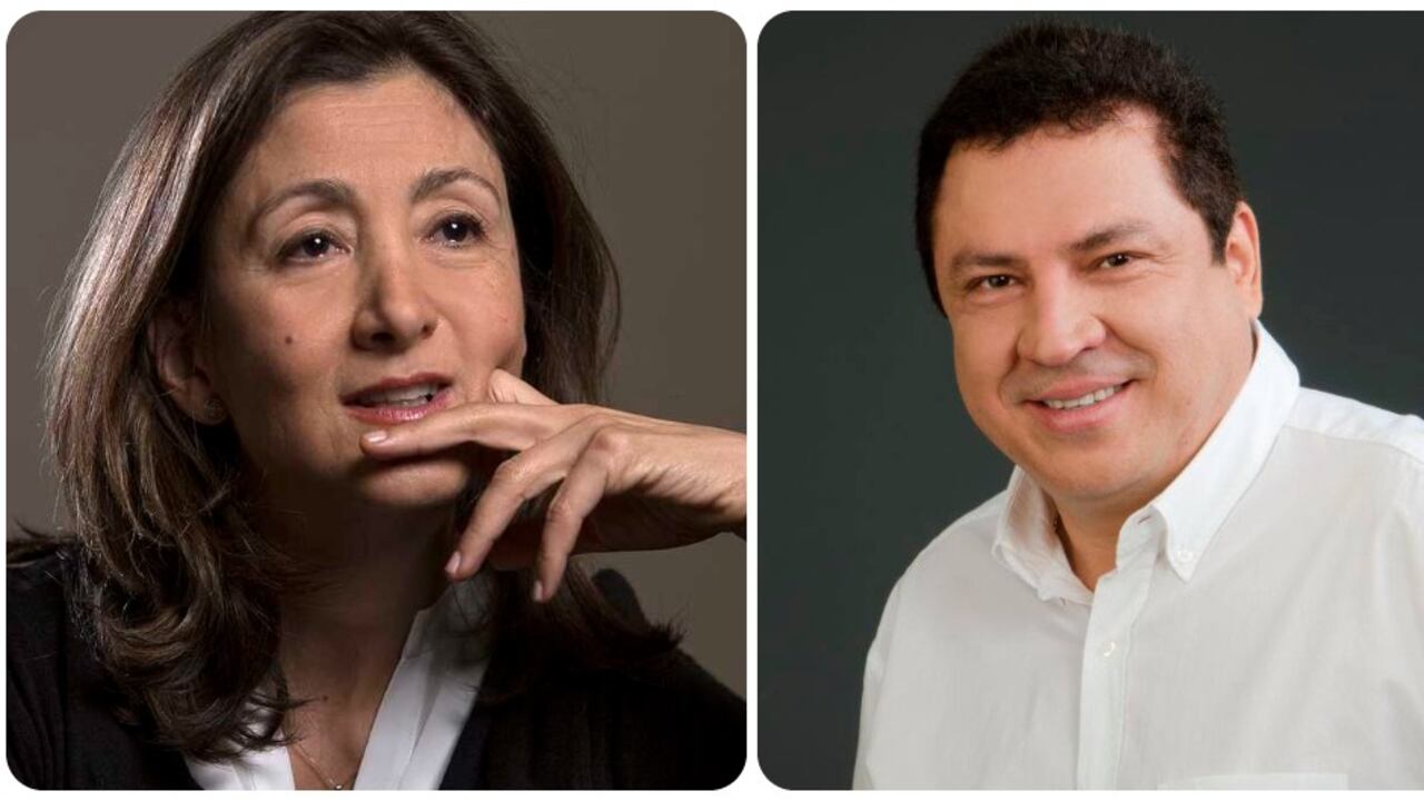 Íngrid Betancourt y Miguel Ángel Pinto.