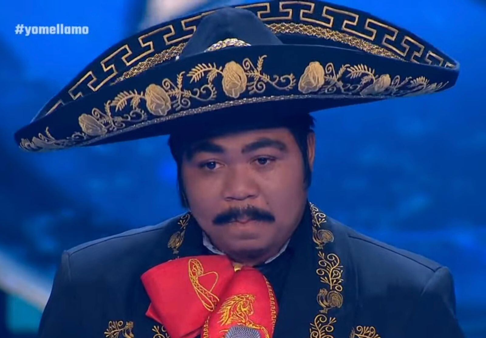 El hombre se quebró en llanto frente a las pantallas del Canal Caracol.