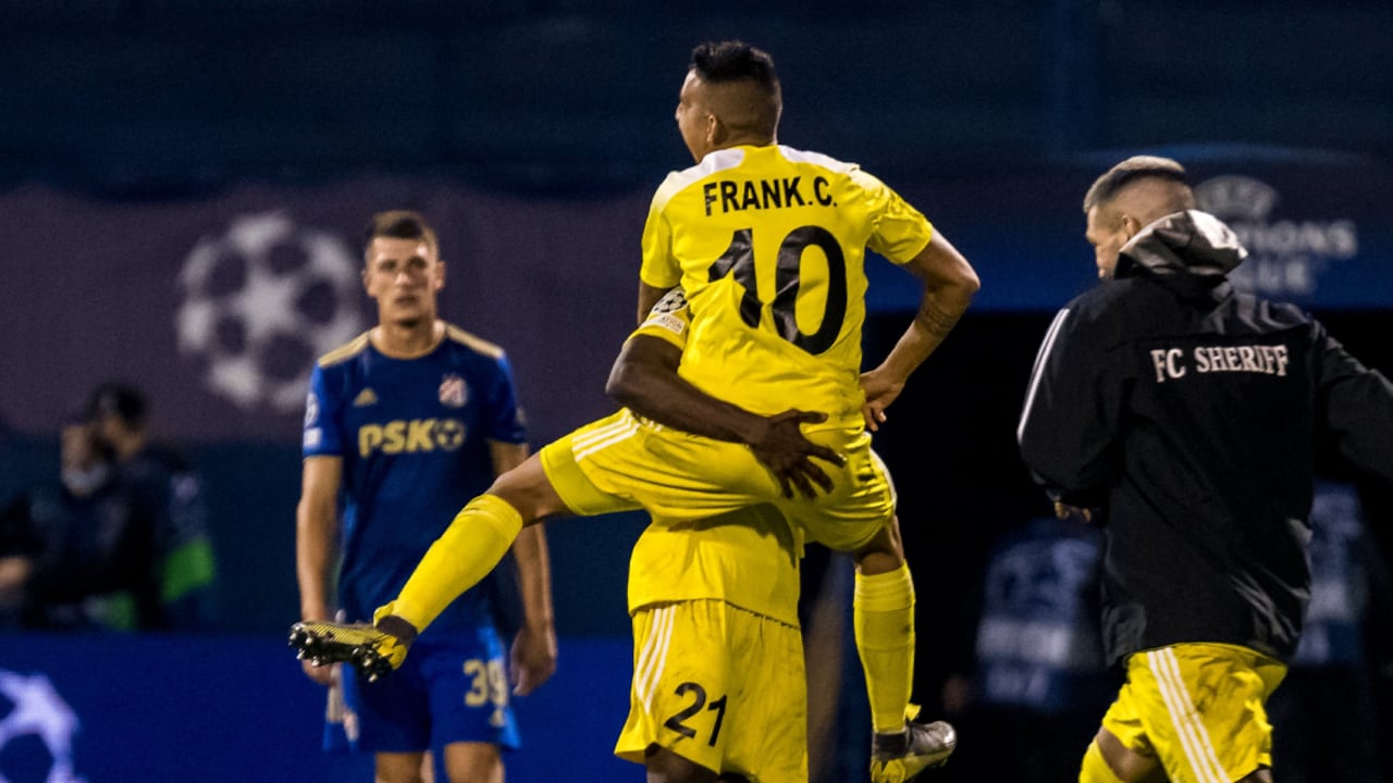 Frank Castañeda, futbolista colombiano del Sheriff
