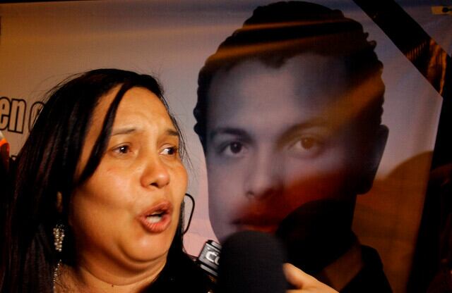 Oneida Escobar, madre de Luis Andrés Colmenares.