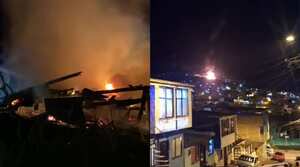 Voraz incendio deja tres fallecidos en Manizales.