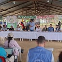 Firmantes de la paz que residen en el el Núcleo de Reincorporación (NAR) Libertad Simón Trinidad.