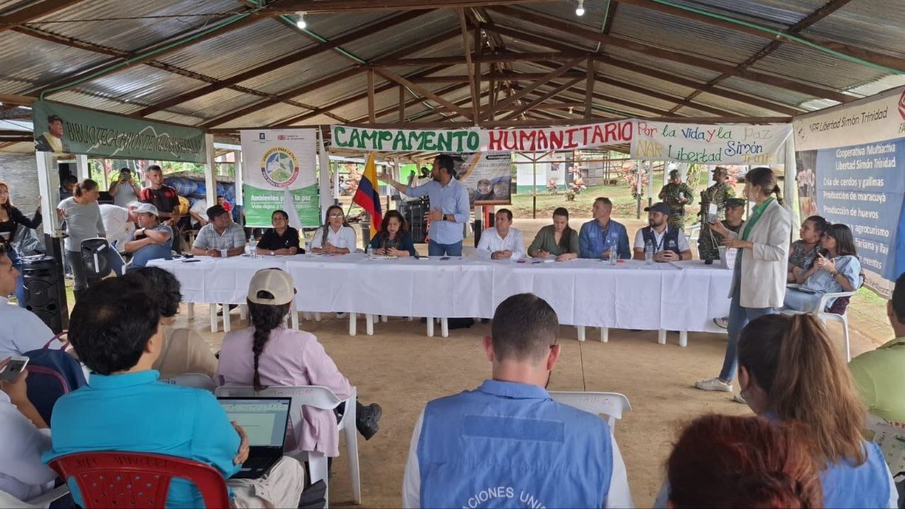 Firmantes de la paz que residen en el el Núcleo de Reincorporación (NAR) Libertad Simón Trinidad.