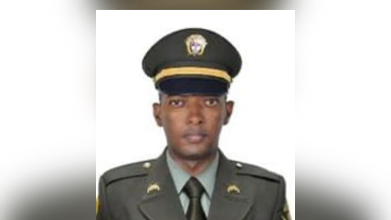 Subintendente Nazareth Enrique Amaya Castilla, de 38 años de edad, asesinado en Valledupar.