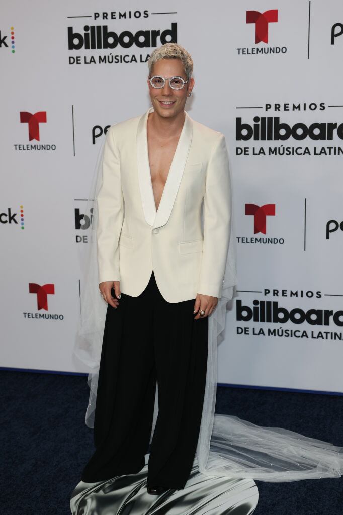 CORAL GABLES, FLORIDA - OCTOBER 05: Christian Chávez attends the 2023 Billboard Latin Music Awards at Watsco Center on October 05, 2023 in Coral Gables, Florida. (Photo by Rodrigo Varela/Getty Images)