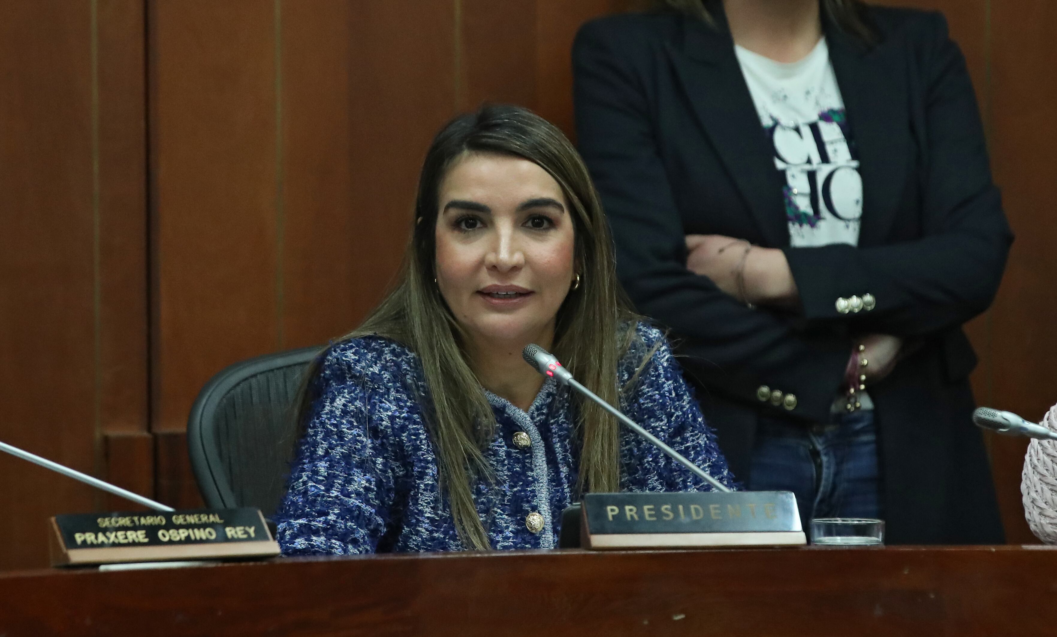 Nadia Georgette Blel Scaff senadora 
Comisión Séptima del Senado hundio la reforma laboral en tercer debate
Bogota marzo 18 del 2025
Foto Guillermo Torres Reina - SEMANA