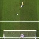 Neymar convirtió en gol una falta sobre Richarlison.