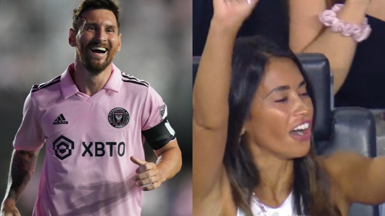 Messi anotó su primer doblete vestido con la camiseta del Inter de Miami.