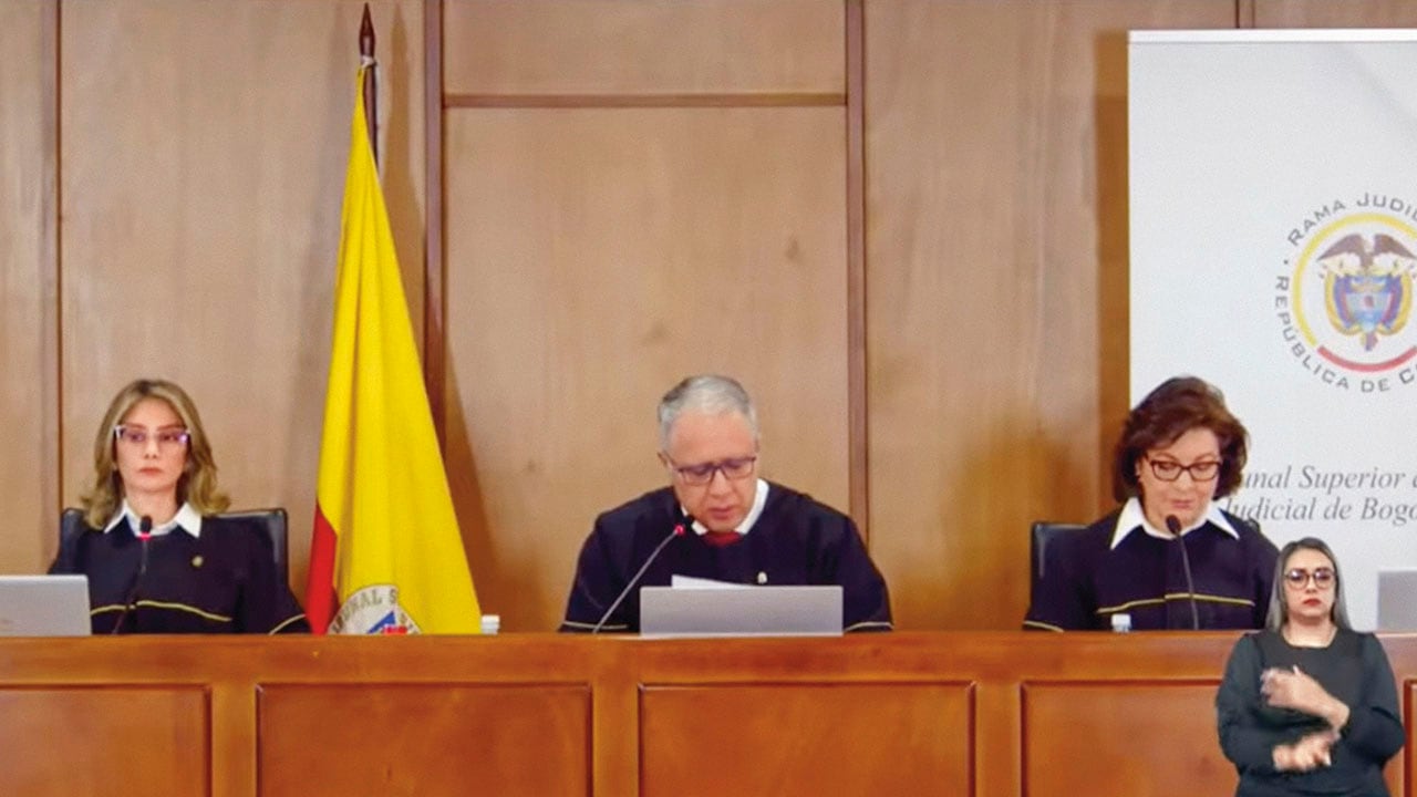 Los magistrados del Tribunal Superior de Bogotá.