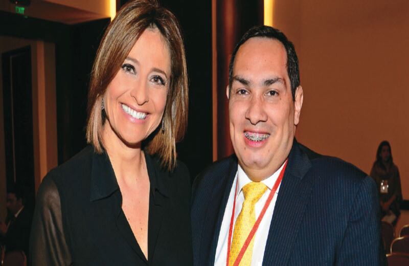 María Lucía Fernández y César Caballero.