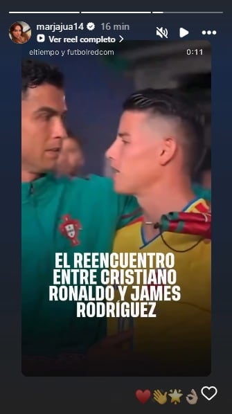 Reacción mamá de james Rodríguez