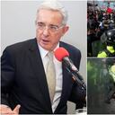El expresidente Álvaro Uribe y las imágenes que deja la jornada del 28 de abril en Colombia