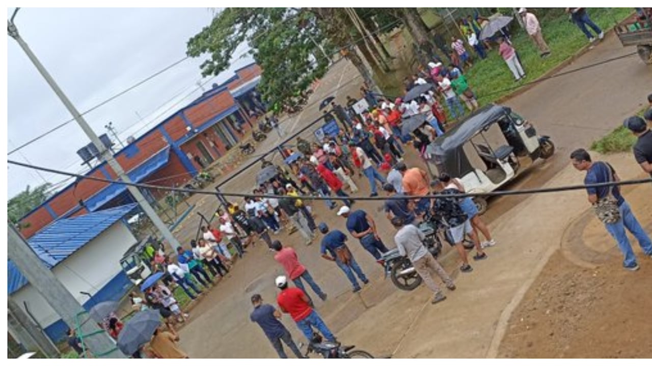 Protesta en Mutú, Vaupés.